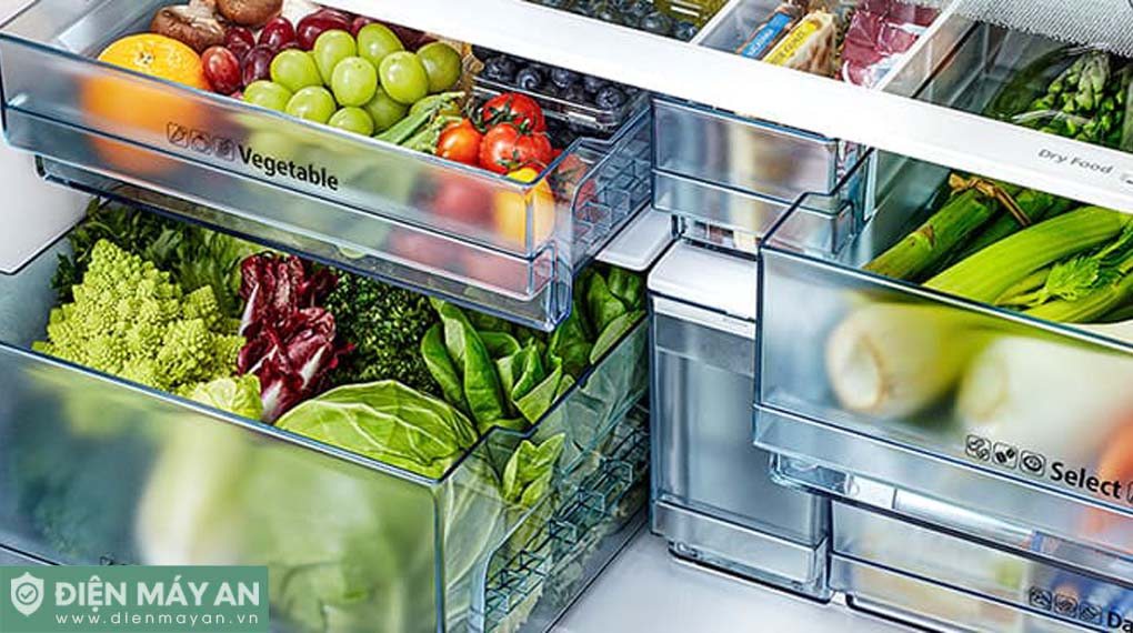 Tủ lạnh Hitachi Inverter 645 lít Multidoor R-WB700VGV4 GBK